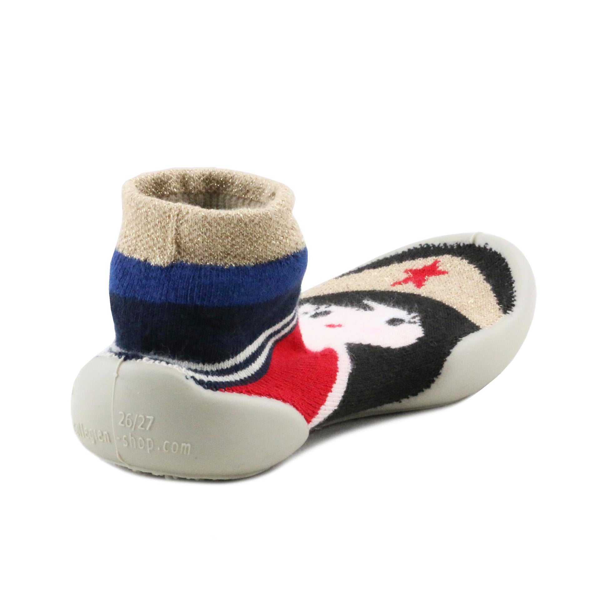 Zapatilla para casa cerrada dorado 6562F de Collégien - 6562F-48-3.jpg