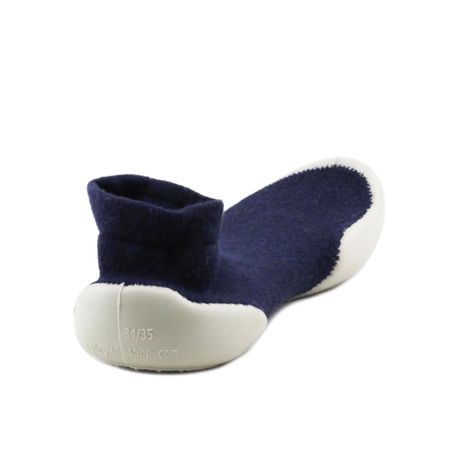 Zapatilla para casa cerrada azul 6564B de Collégien - 6564B-7-3.jpg
