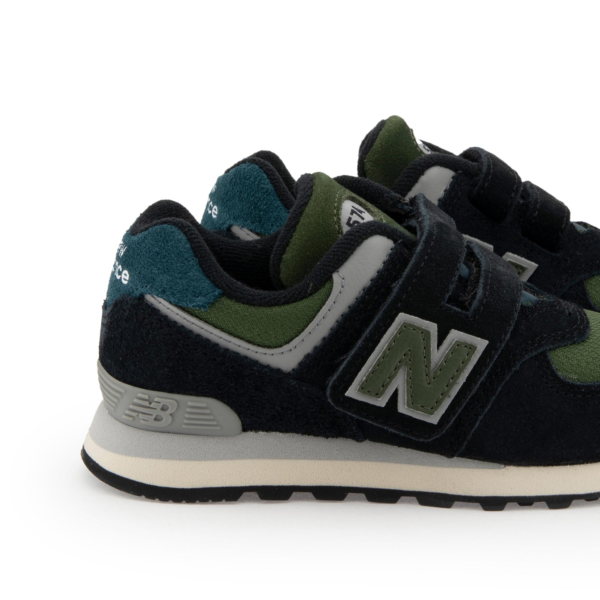 Deportiva negro/kaki con velcro PV574KBG de New Balance - PV574KBG-531-5.jpg