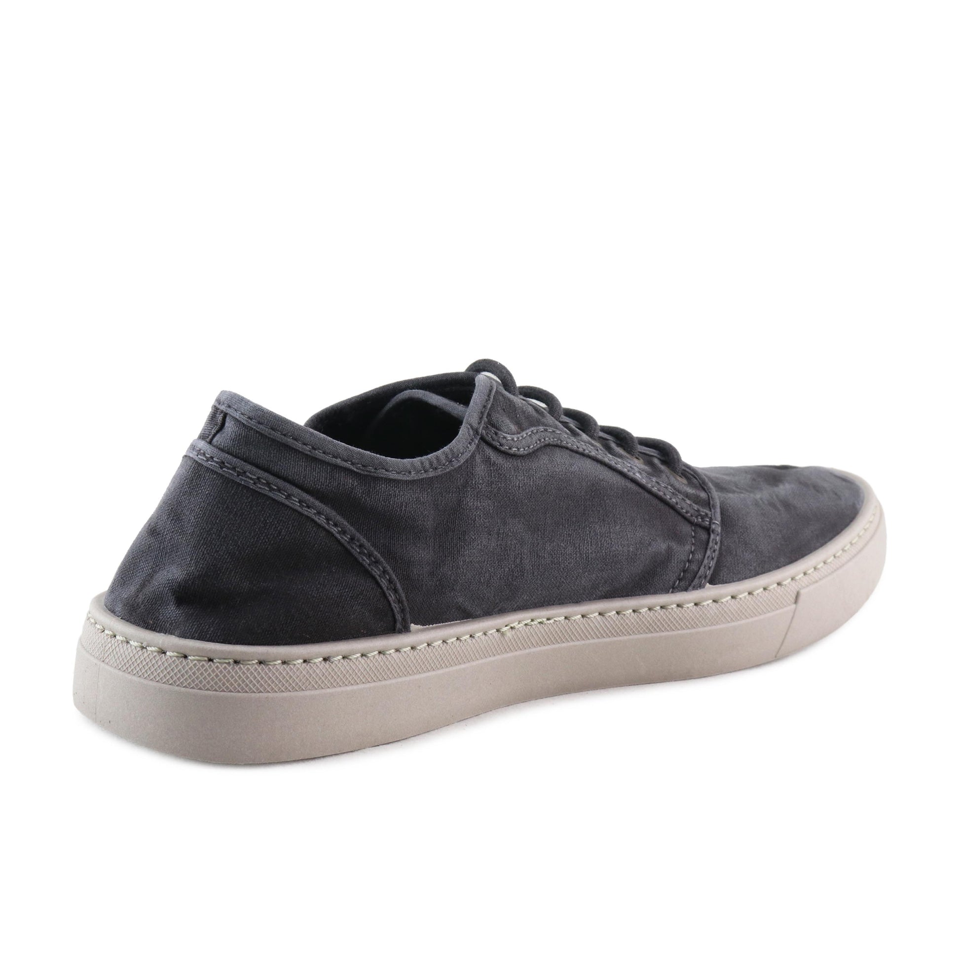 Zapatilla negro lavado con cordón 6602 Natural World - 6602-144-3.jpg
