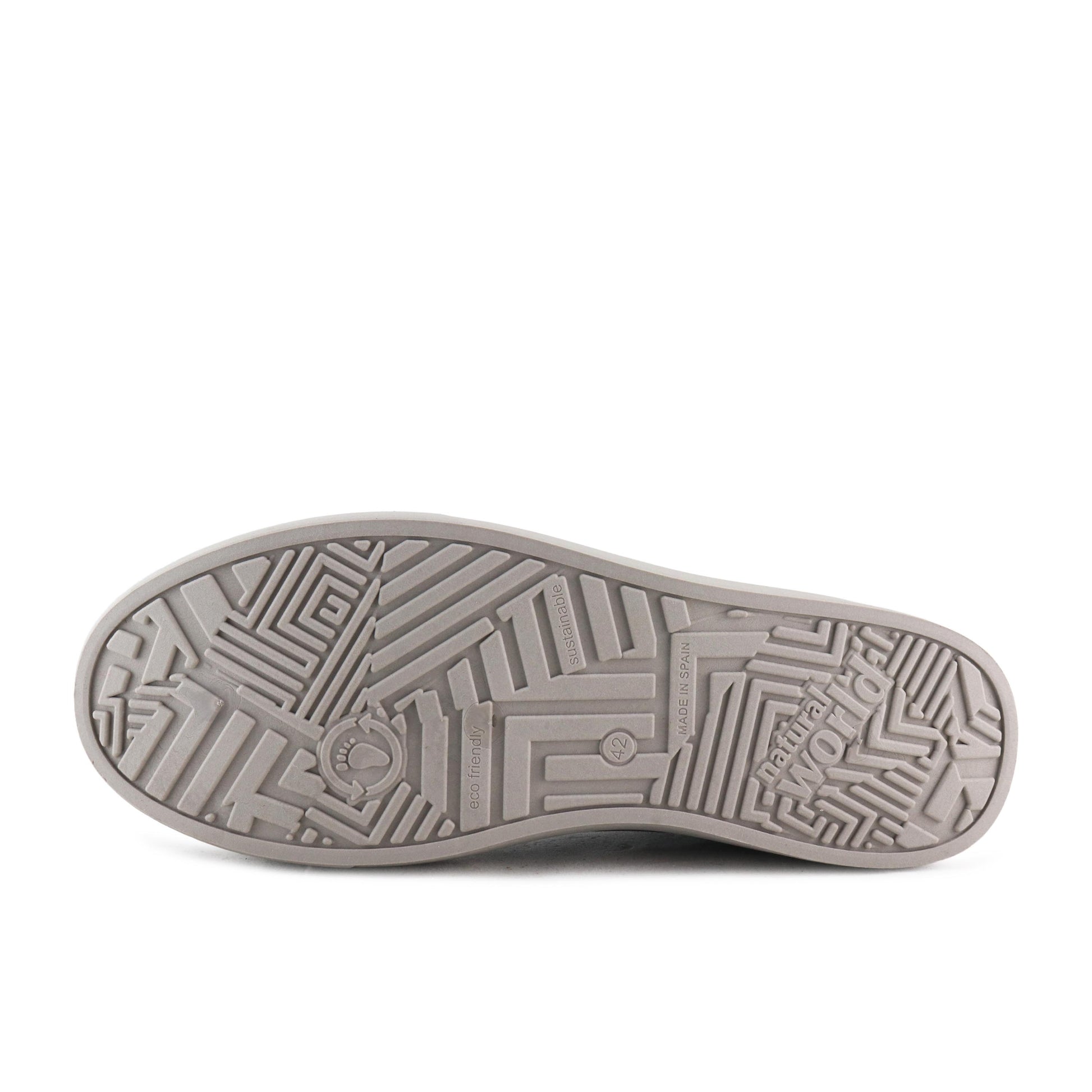 Zapatilla negro lavado con cordón 6602 Natural World - 6602-144-4.jpg