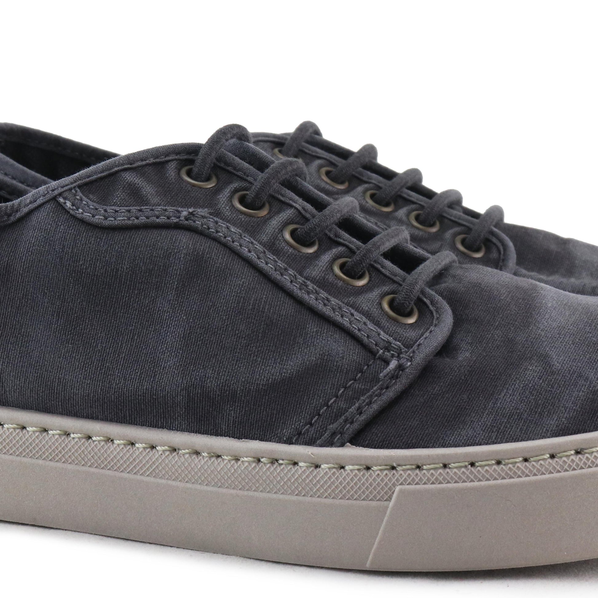 Zapatilla negro lavado con cordón 6602 Natural World - 6602-144-5.jpg