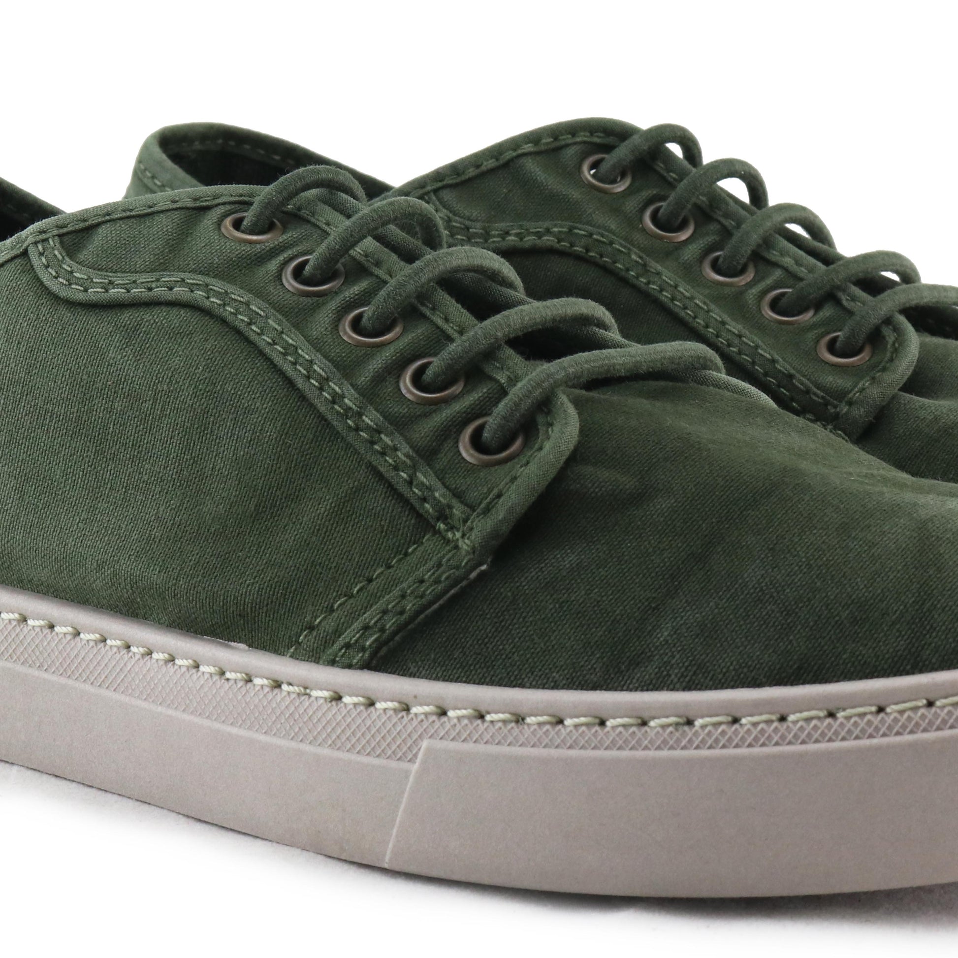 Zapatilla kaki lavado con cordón 6602 Natural World - 6602-187-5.jpg