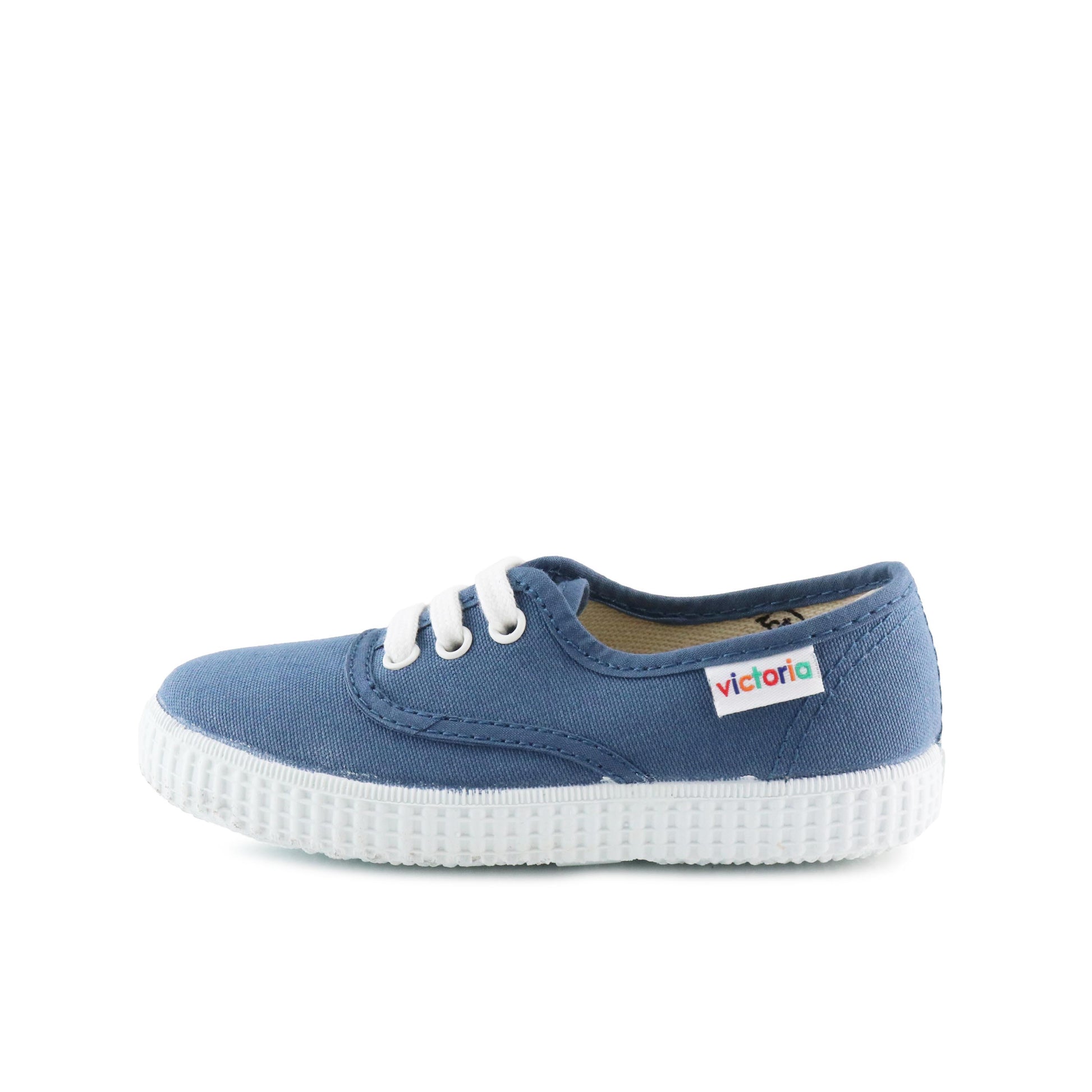 Zapatilla azul jeans con cordón 6613 de Victoria - 6613-119-1.jpg