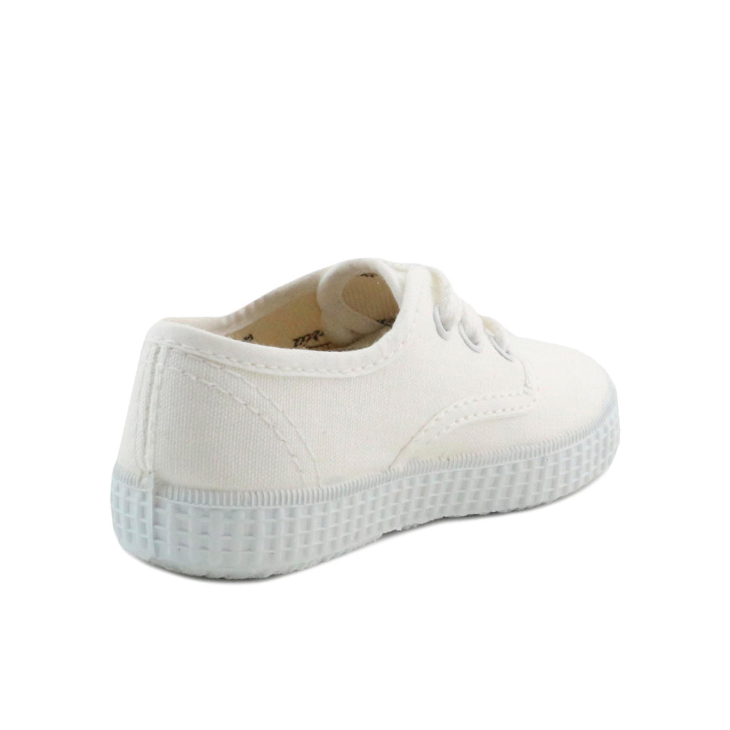 Zapatilla blanco con cordón 6613 de Victoria - 6613-3.jpg