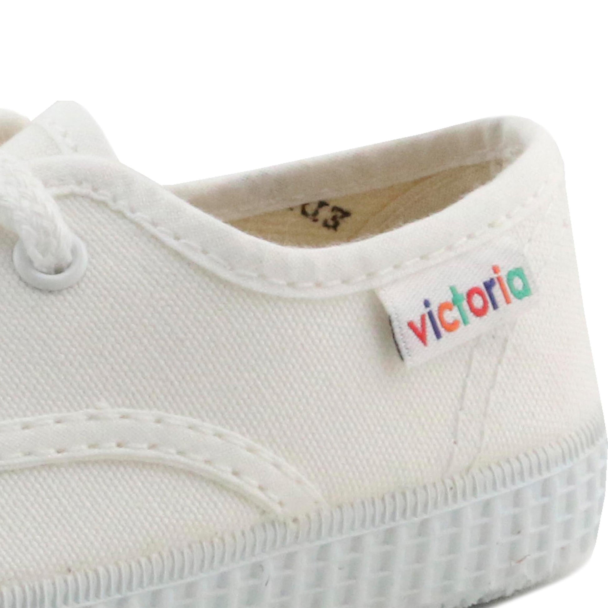 Zapatilla blanco con cordón 6613 de Victoria - 6613-5.jpg