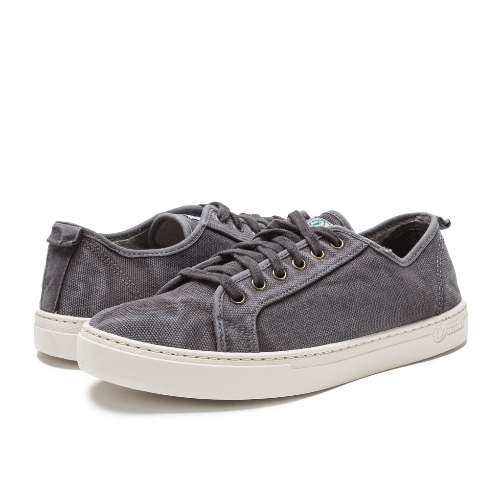 Zapatilla negro lavado con cordón 6651 Natural World - 6651-144-2.jpg