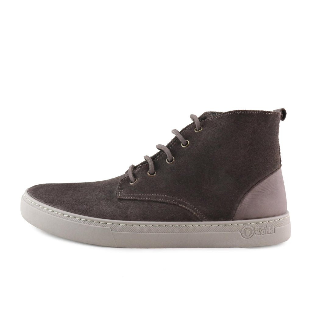 Bota marrón lavado forrada con cordón 6703 Natural World - 6703-132-1.jpg