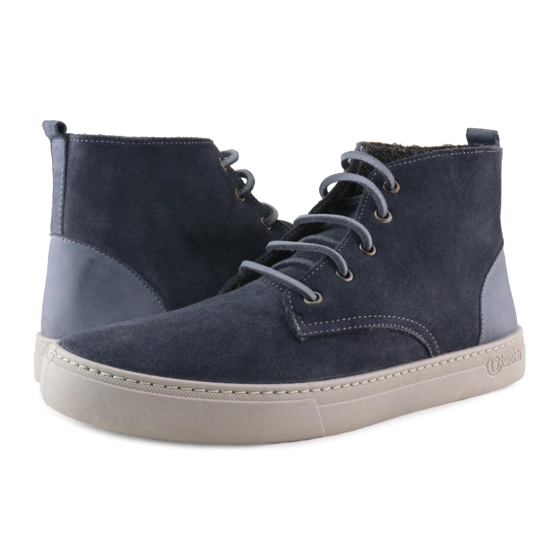 Bota negro lavado forrada con cordón 6703 Natural World - 6703-144-2.jpg