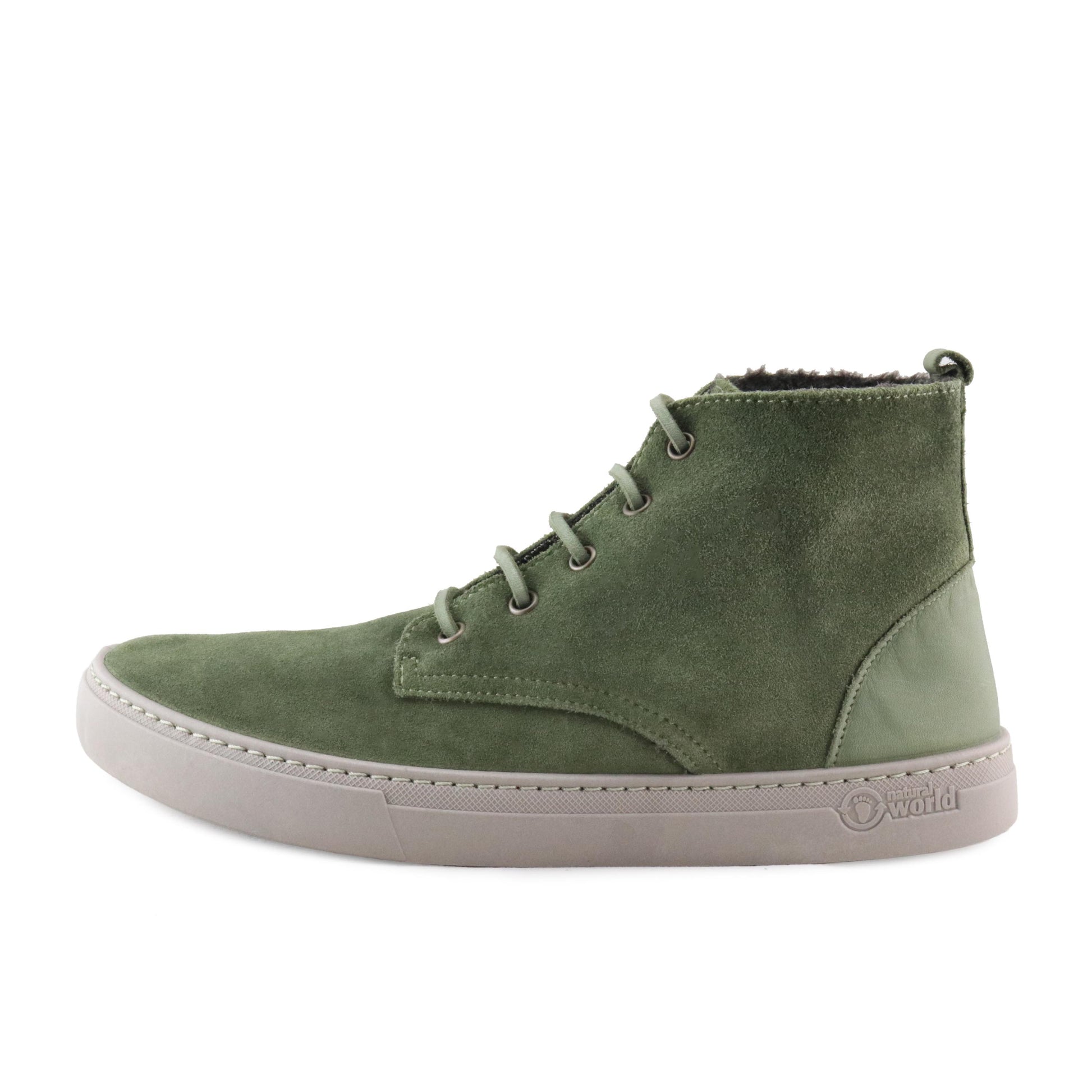 Bota kaki lavado forrada con cordón 6703 Natural World - 6703-187-1.jpg