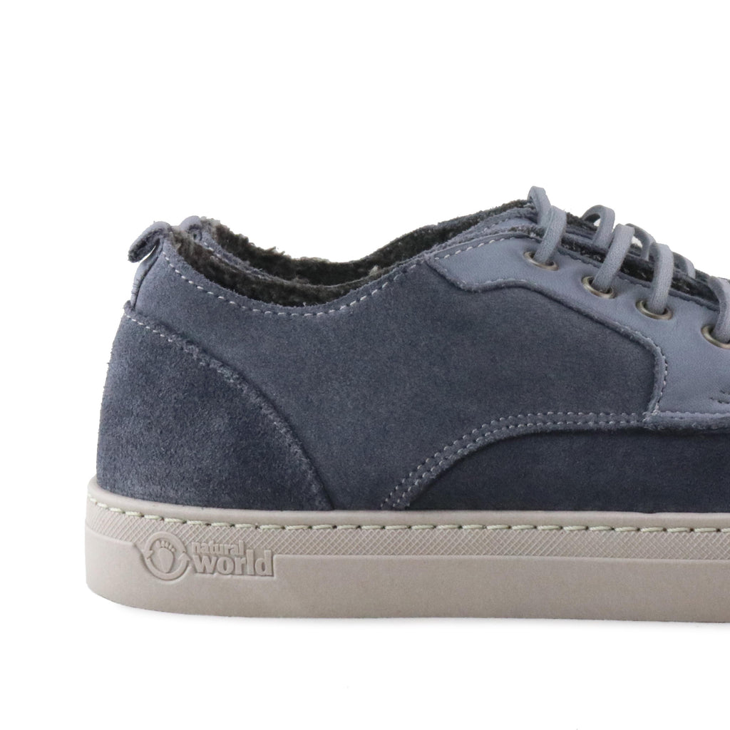 Zapatilla negro lavado con cordón 6704 Natural World - 6704-144-5.jpg