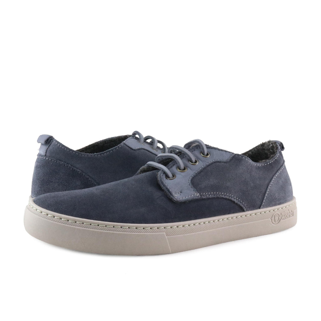 Zapatilla negro lavado con cordón 6704 Natural World - 6704-144-2.jpg