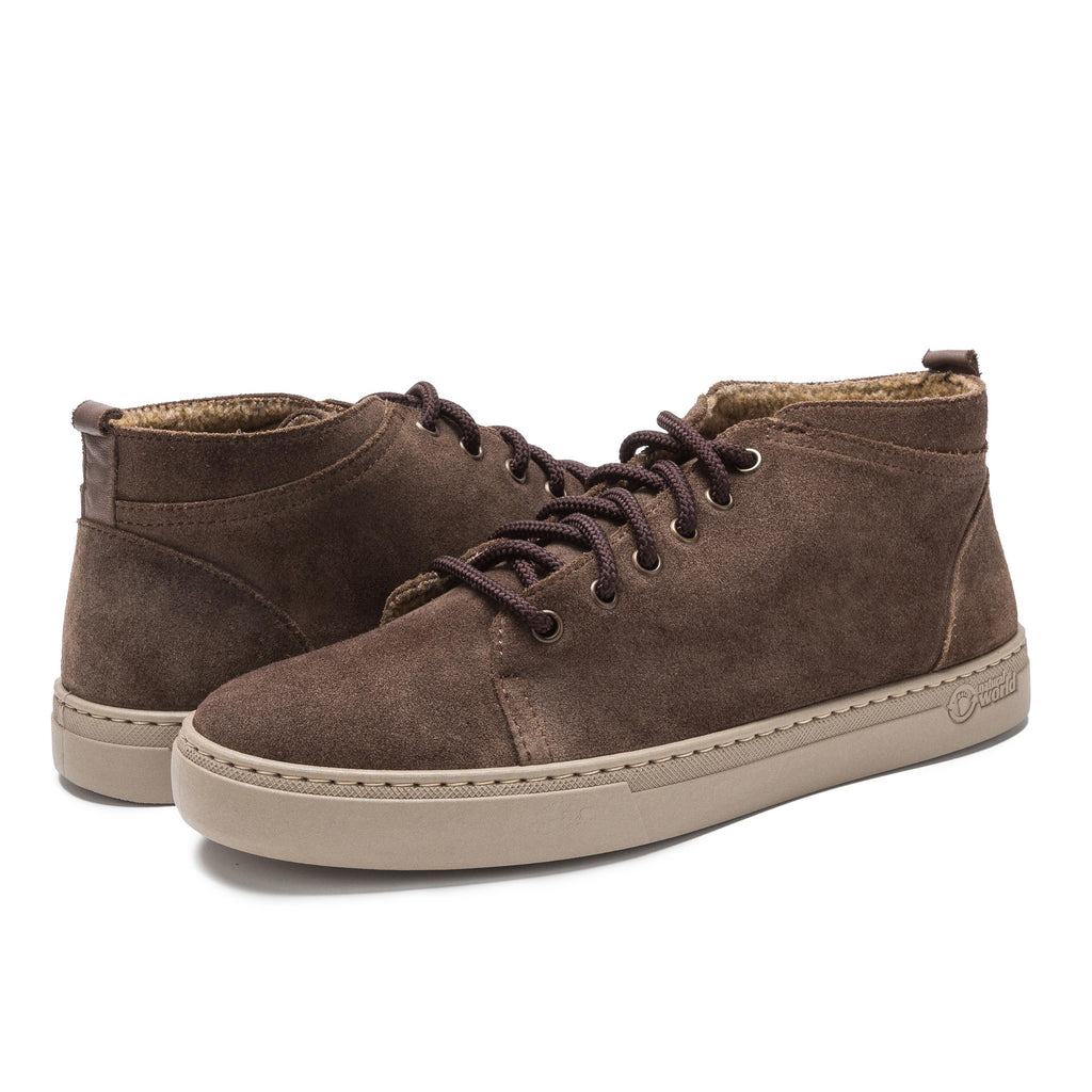 Bota ante marrón forrada con cordón 6721 Natural World - 6721-26-2.jpg