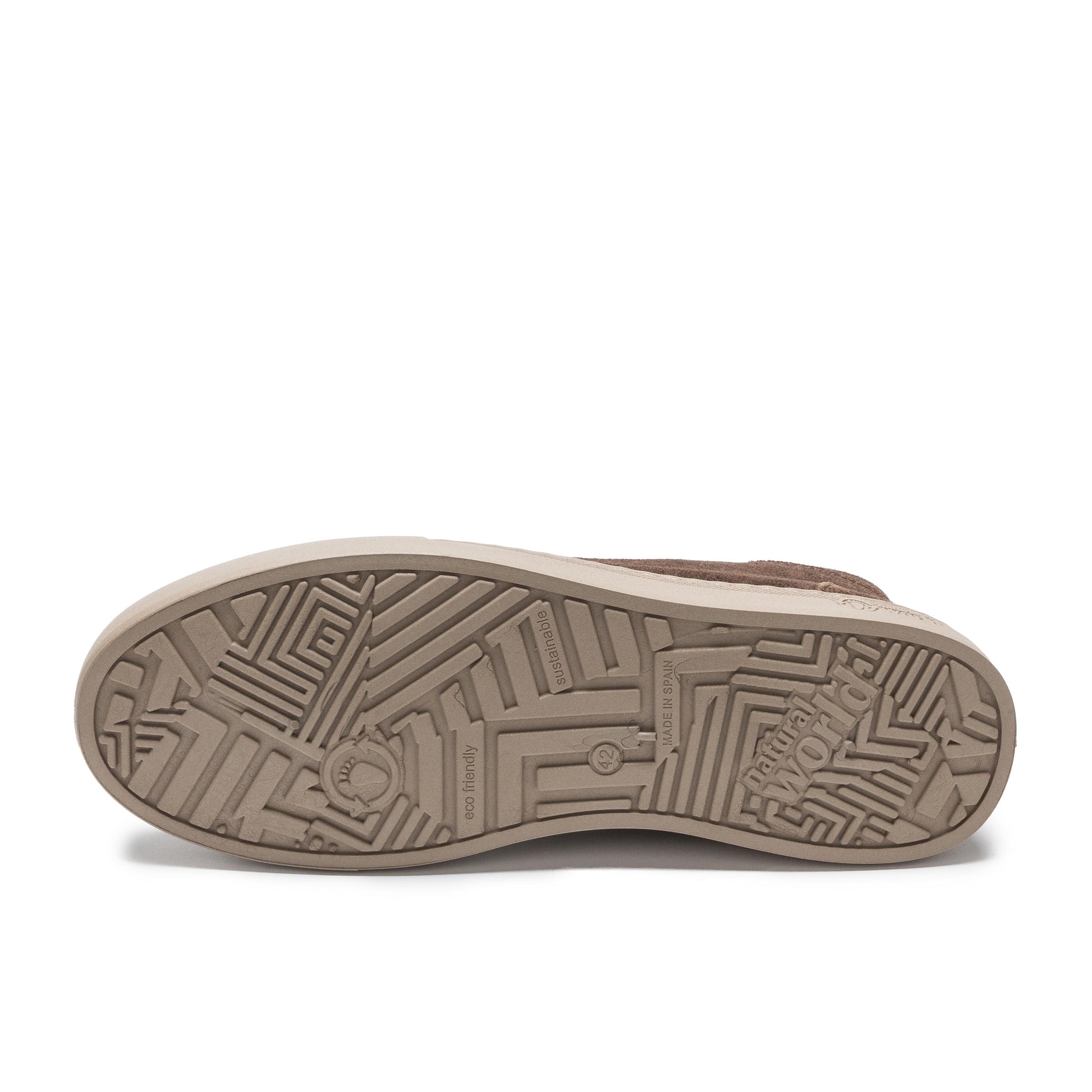 Bota ante marrón forrada con cordón 6721 Natural World - 6721-26-4.jpg