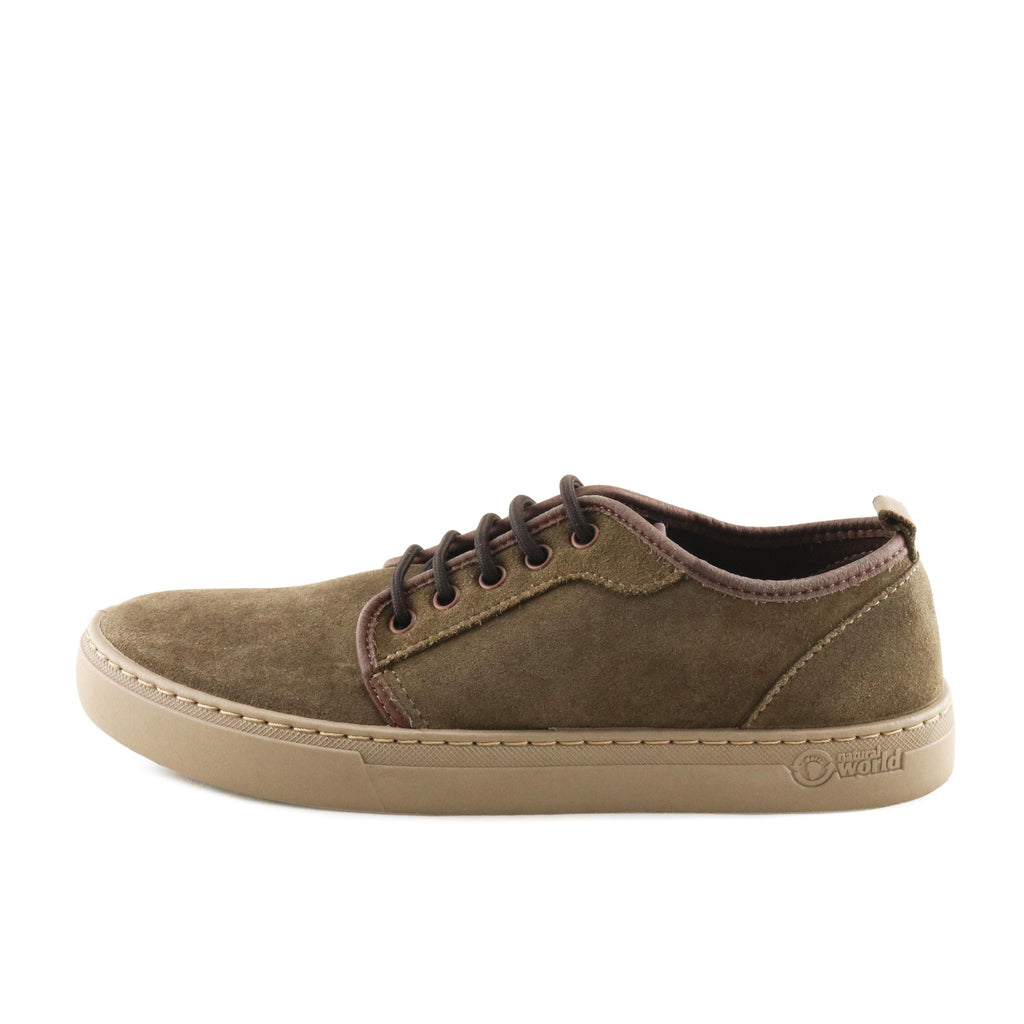 Zapatilla ante marrón con cordón 6761 Natural World - 6761-26-1.jpg