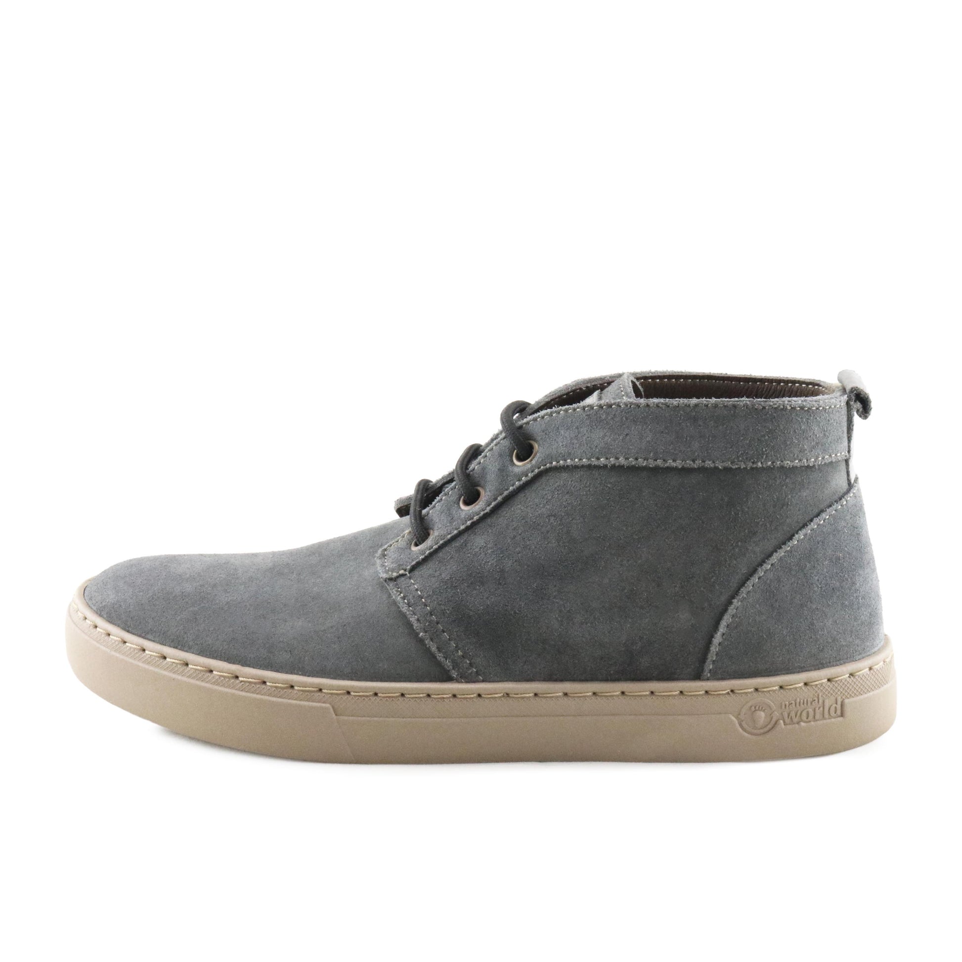 Bota antracita con cordón 6762 de Natural World - 6762-160-1.jpg