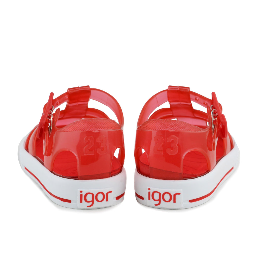 Cangrejera rojo con hebilla TENIS de Igor - TENIS-11-5.jpg