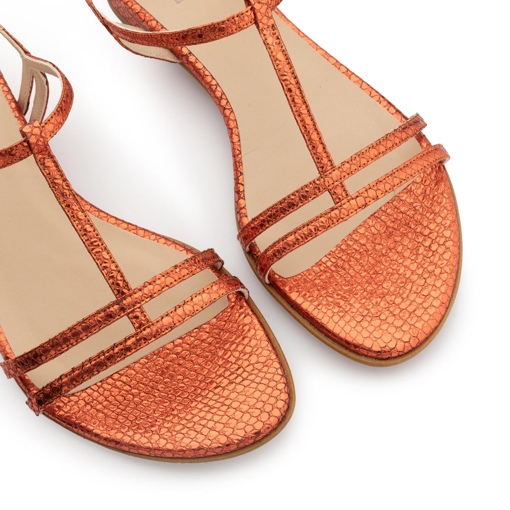 Sandalia plana teja con hebilla 26005 de Joni - 26005-98-6.jpg