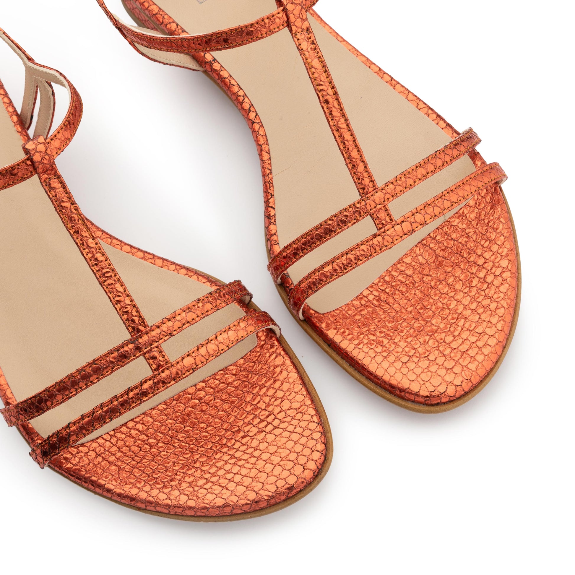 Sandalia plana teja con hebilla 26005 de Joni - 26005-98-6.jpg