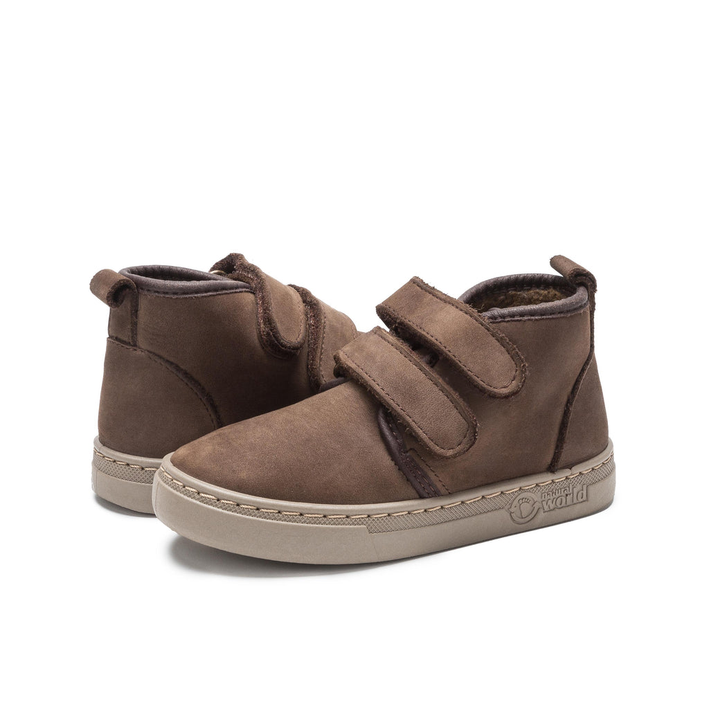 Bota marrón forrada con velcro 6913 de Natural World - 6913-12-2.jpg