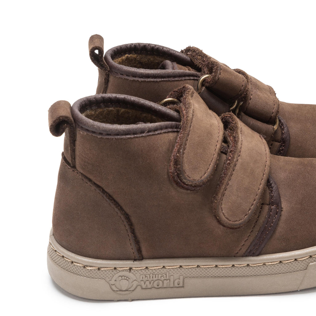 Bota marrón forrada con velcro 6913 de Natural World - 6913-12-5.jpg