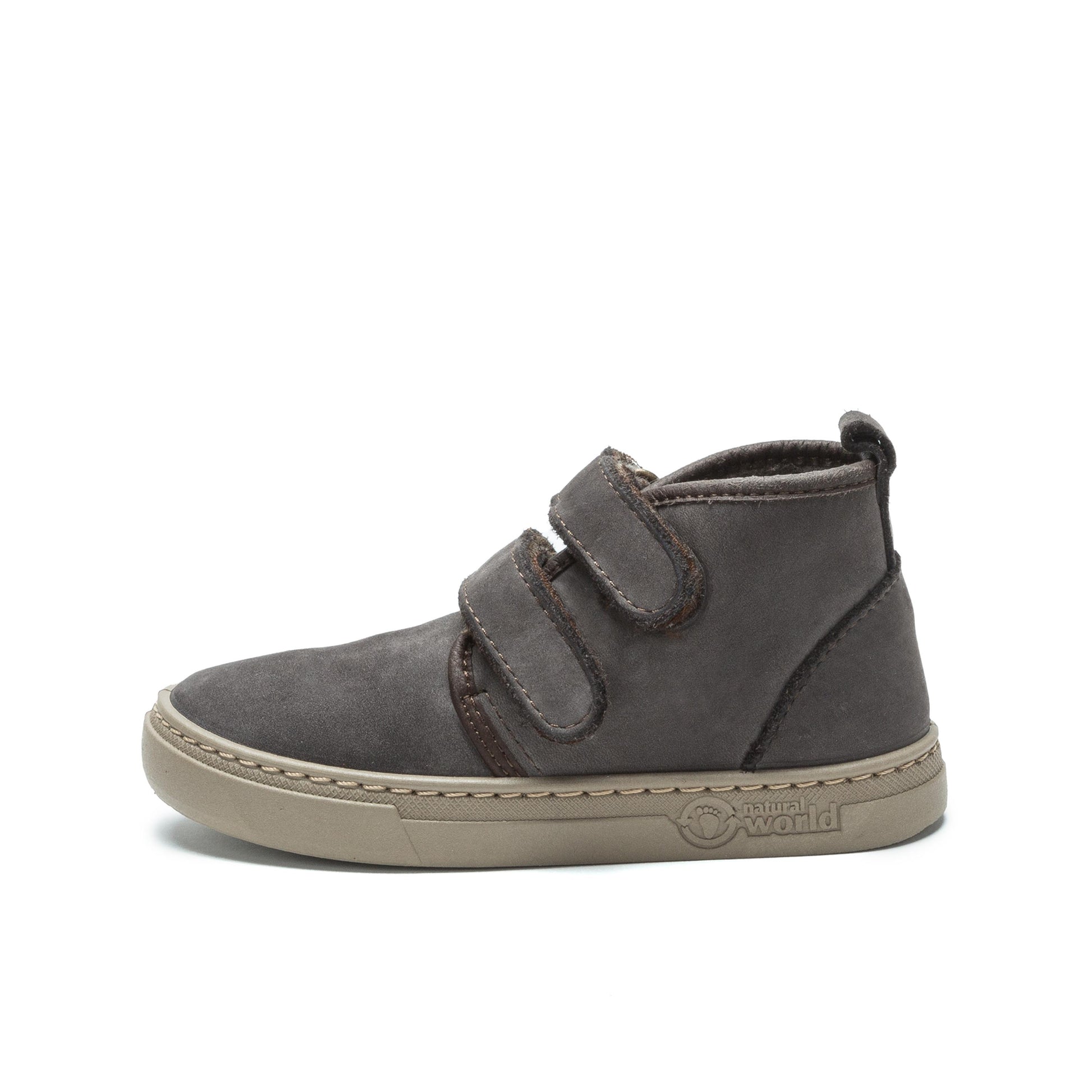 Bota antracita forrada con velcro 6913 de Natural World - 6913-160-1.jpg