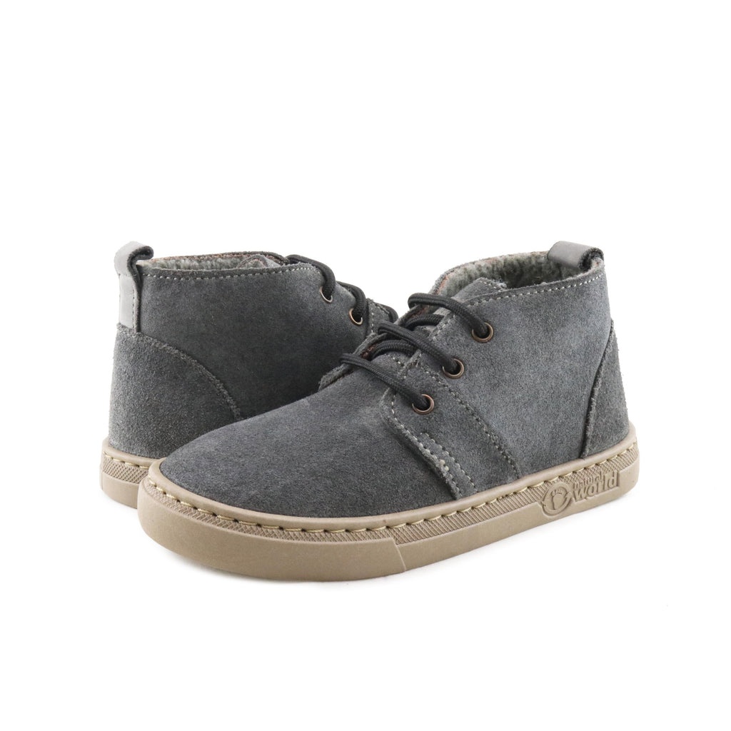 Bota antracita forrada con cordón 6921 de Natural World - 6921-160-2.jpg