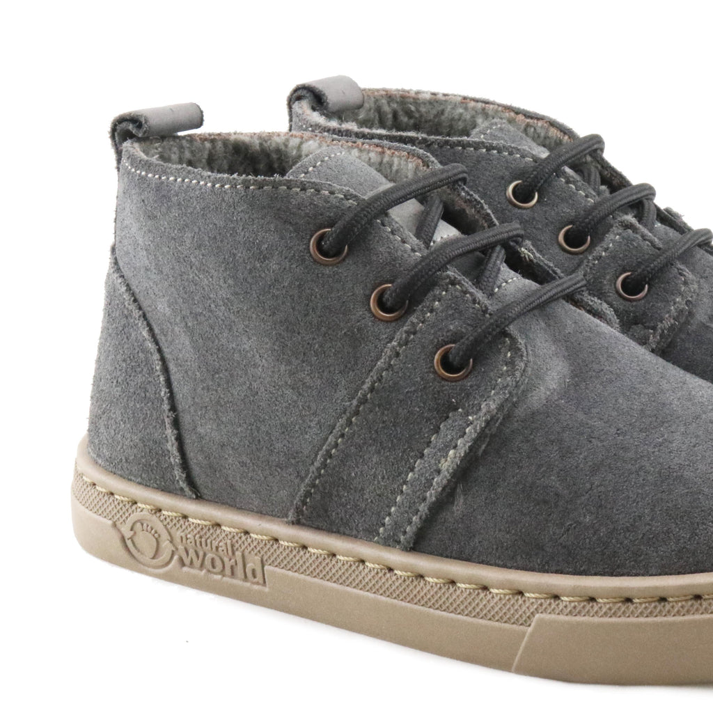 Bota antracita forrada con cordón 6921 de Natural World - 6921-160-5.jpg