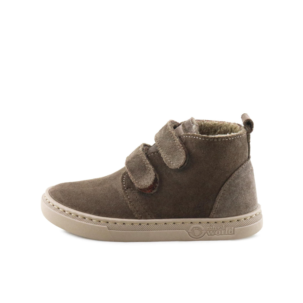 Bota ante marrón forrada con velcro 6923 Natural World - 6923-26-1.jpg