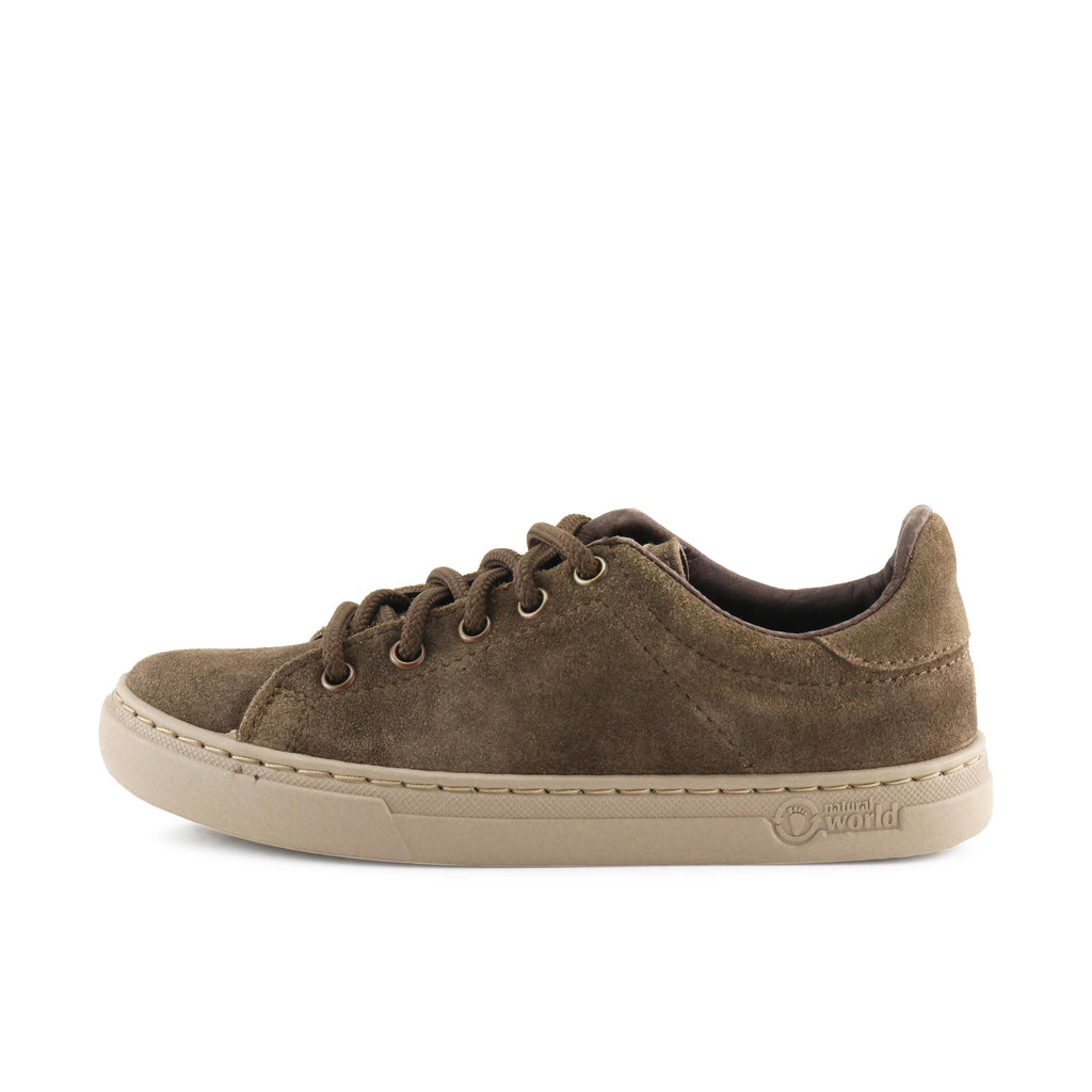Zapatilla ante marrón con cordón 6950 Natural World - 6950-26-1.jpg