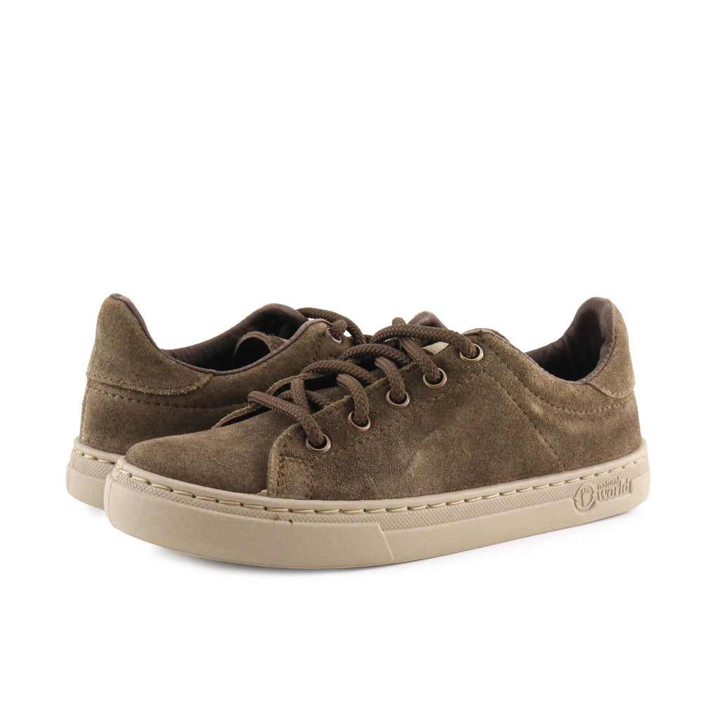 Zapatilla ante marrón con cordón 6950 Natural World - 6950-26-2.jpg