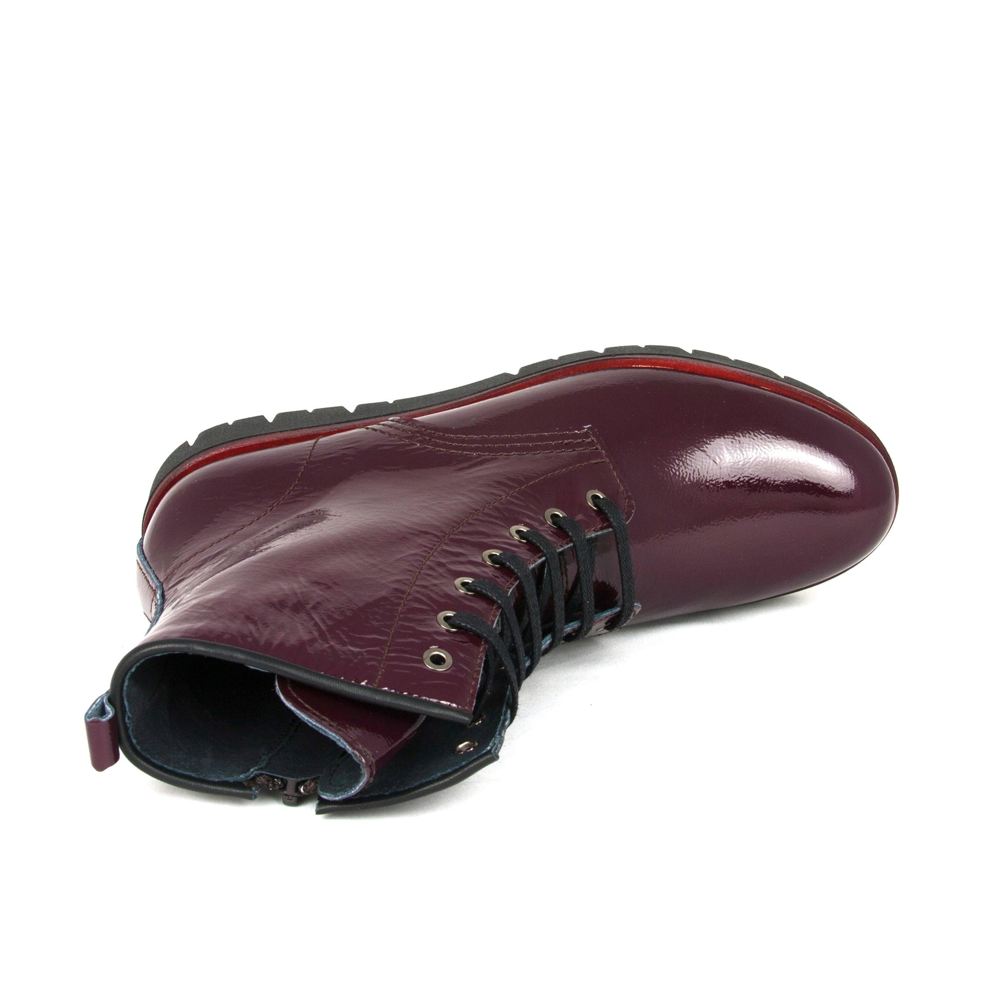 Bota charol burdeos con cordón BUMARSS de Jeromín - BUMARSS-22-6.jpg