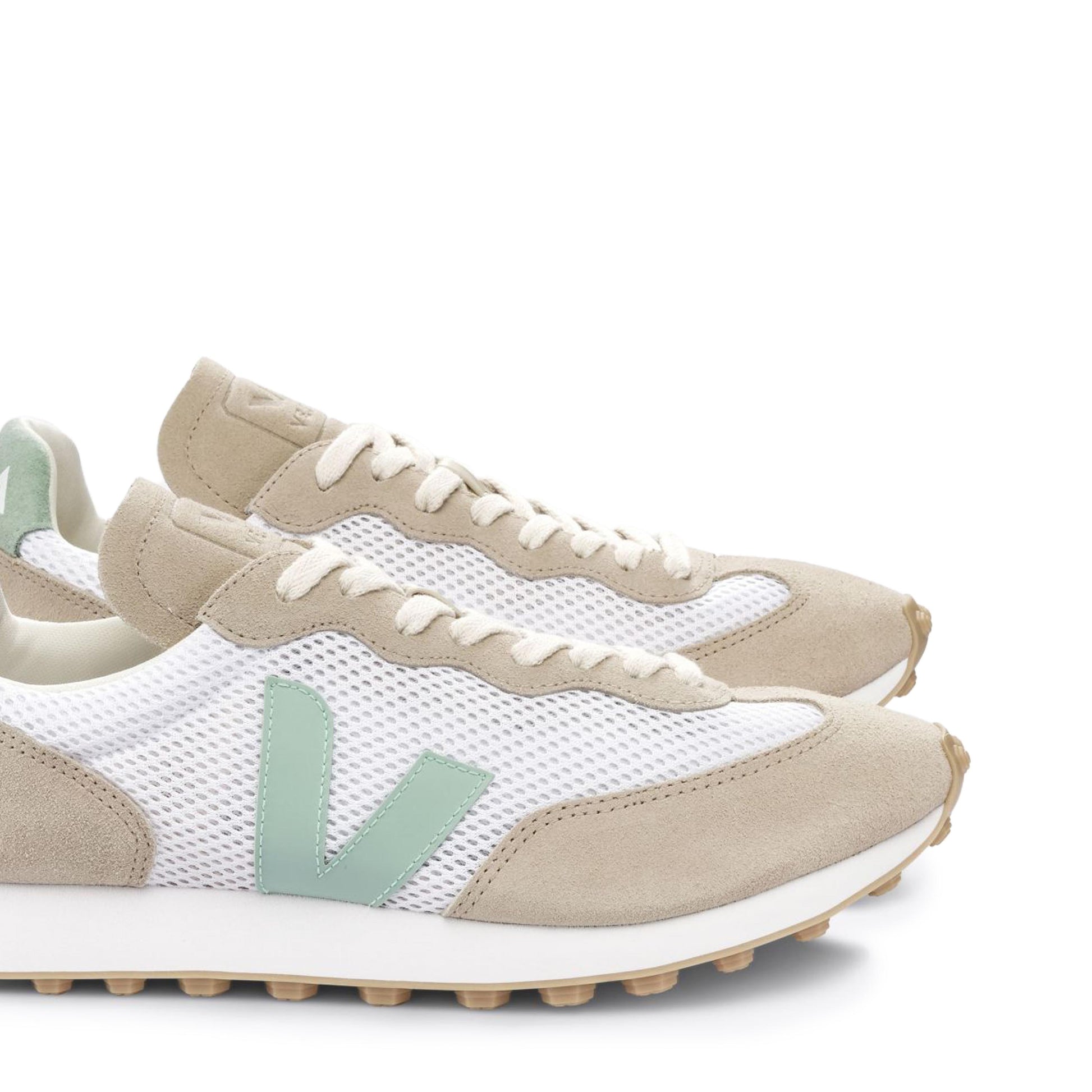 Deportiva beige/agua con cordón RIOBRANCO de Veja - RIOBRANCO-466-6.jpg