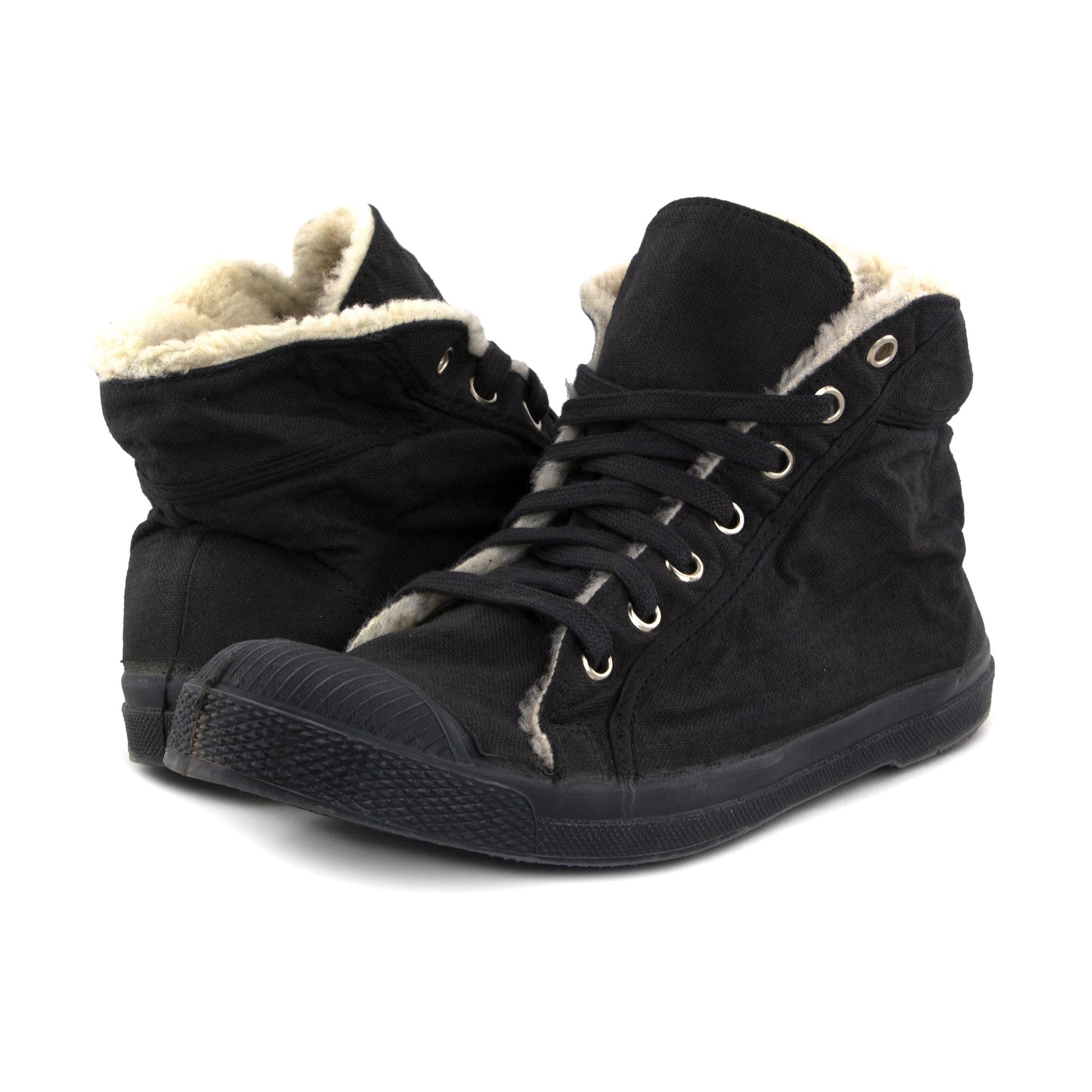 Bota gris oscuro forrada con cordón 15032 Bensimon - 15032-111-2.jpg