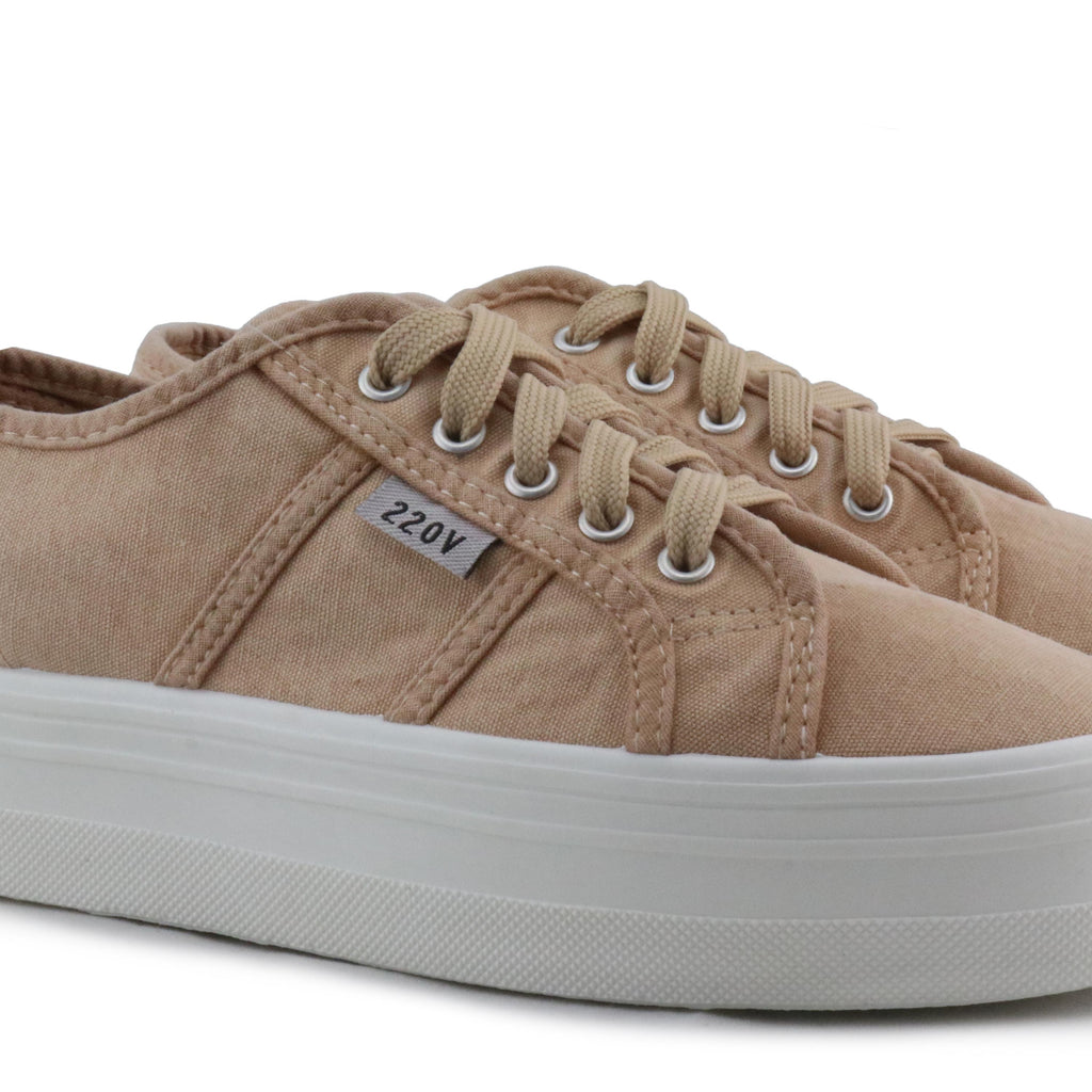 Zapatilla beige lavado con cordón CAPRI de 220V - CAPRI-129-5.jpg