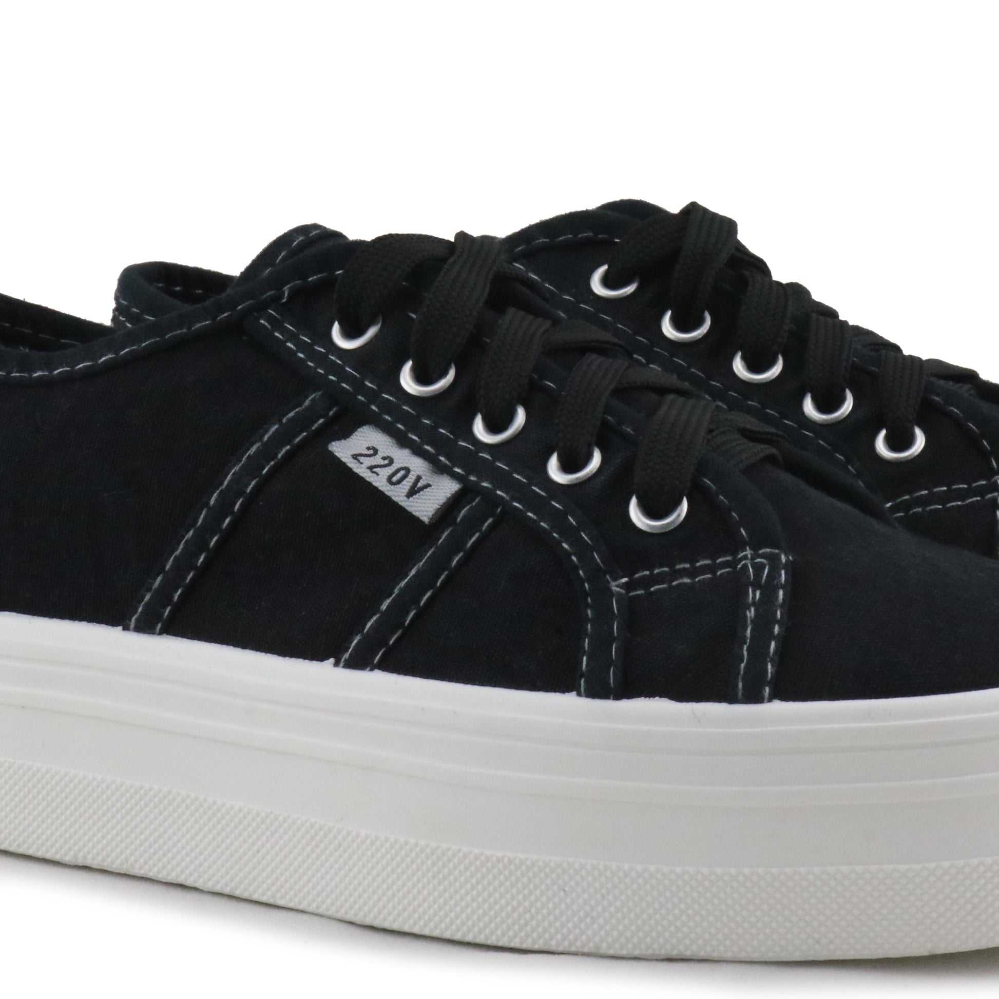 Zapatilla negro lavado con cordón CAPRI de 220V - CAPRI-144-5.jpg