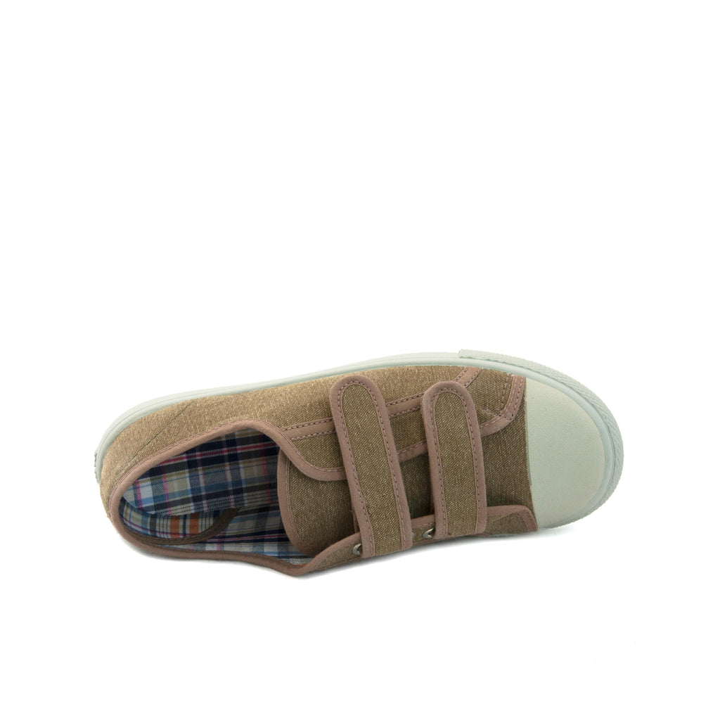 Zapatilla casual kaki con velcro 6300 de Vulladi - 6300-33-6.jpg