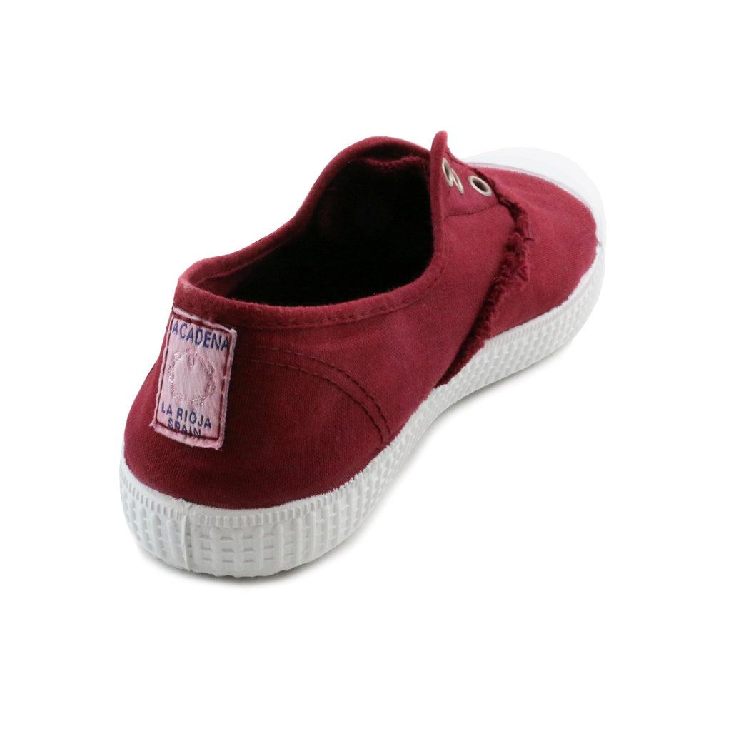 Zapatilla burdeos con elástico 88088 La Cadena - 88088-13-3.jpg