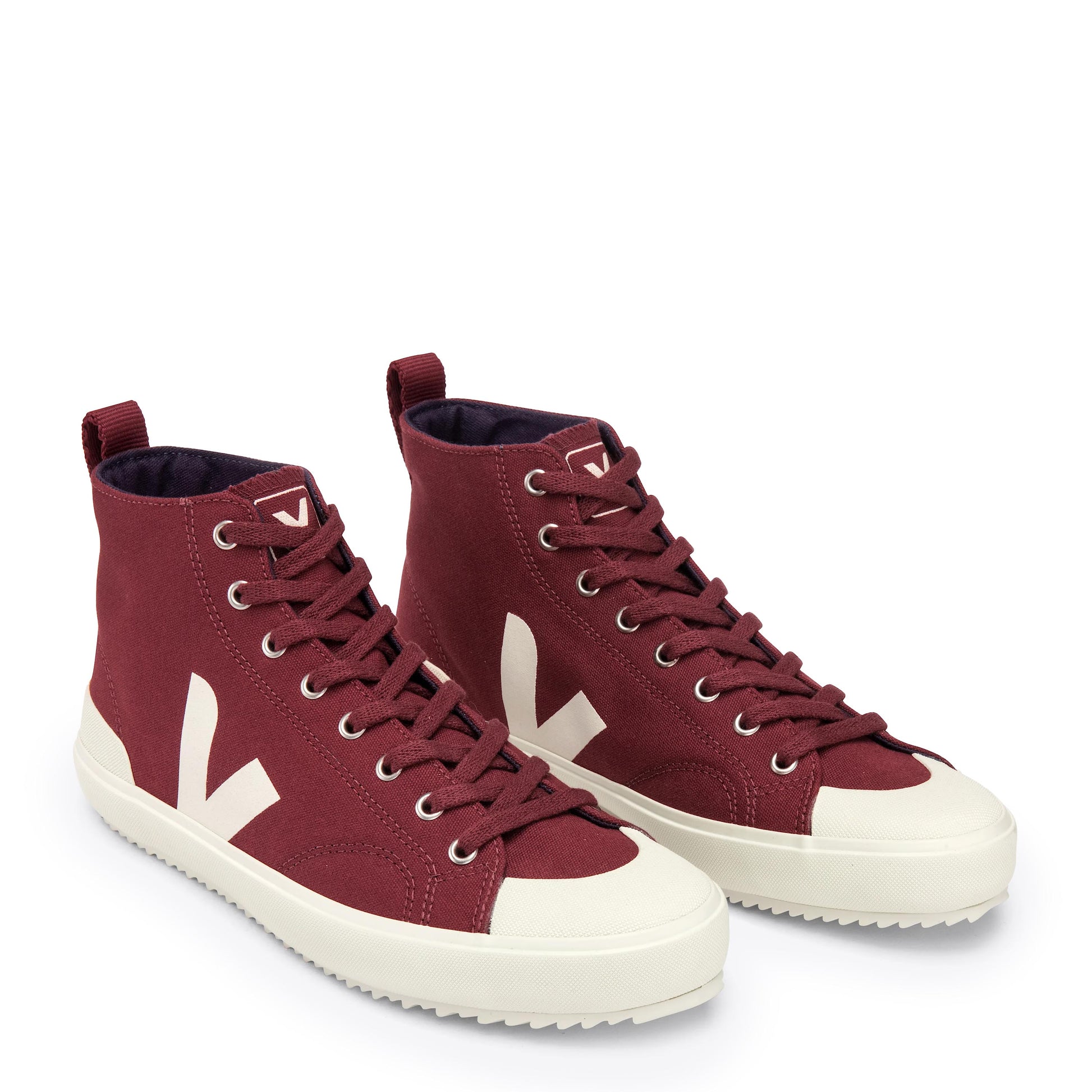 Bota casual burdeos con cordón NOVAHT de Veja - NOVAHT-13-3.jpg