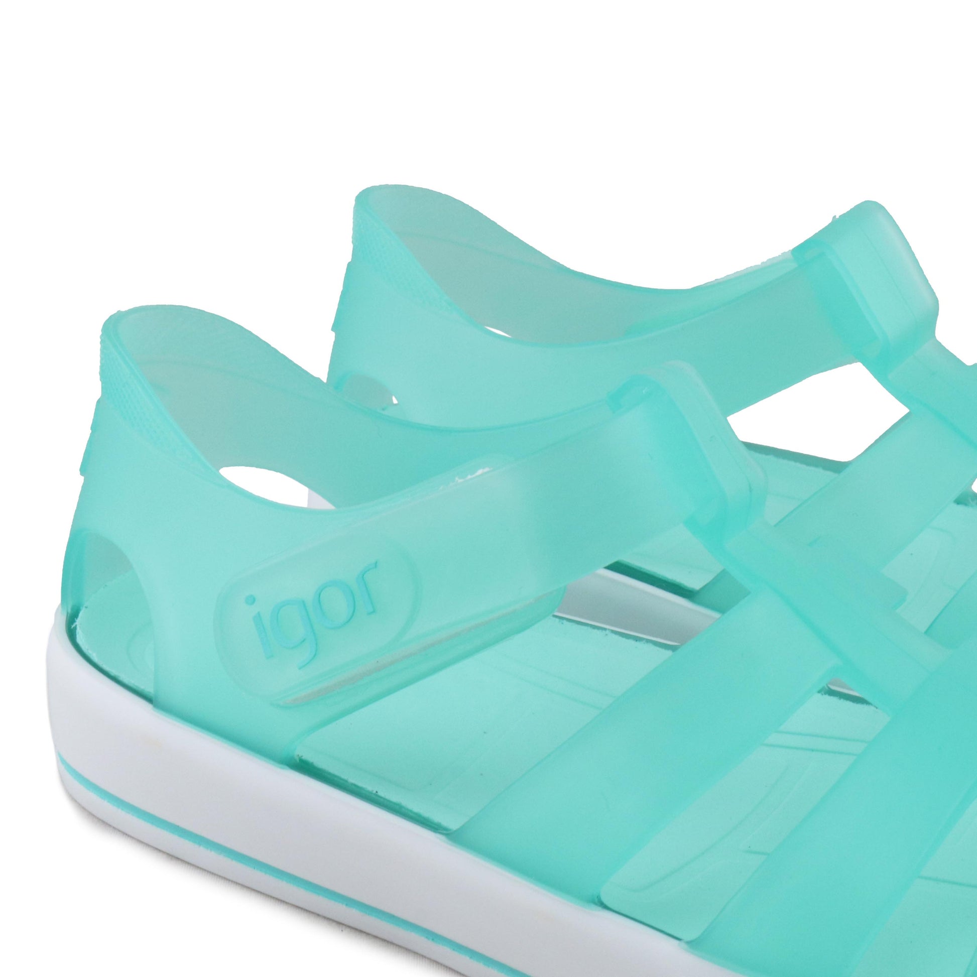 Cangrejera verde agua con velcro STAR de Igor - STAR-105-5.jpg