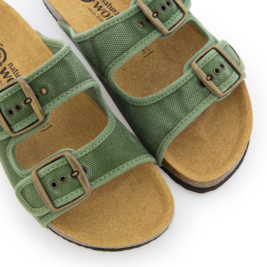 Sandalia plana oliva 7001 de Natural World - 7001-453-6.jpg