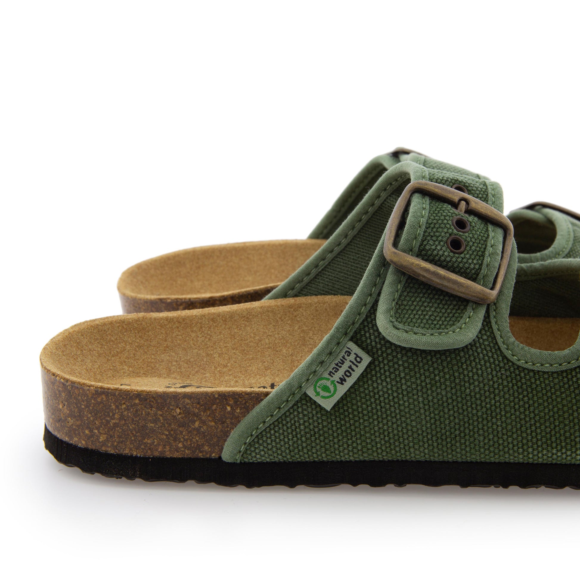 Sandalia plana oliva 7001 de Natural World - 7001-453-5.jpg