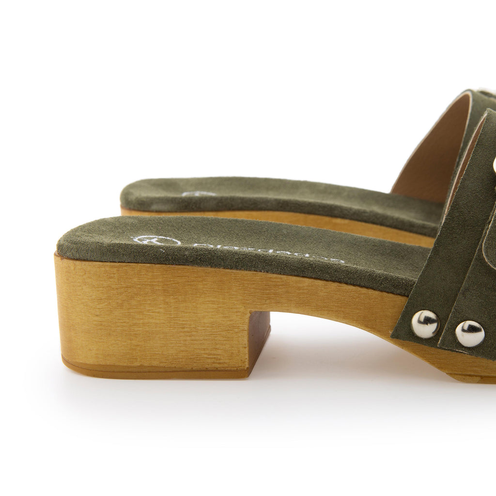 Zueco con tacón kaki con hebilla 7313 de Pepa & Cris - 7313-33-5.jpg