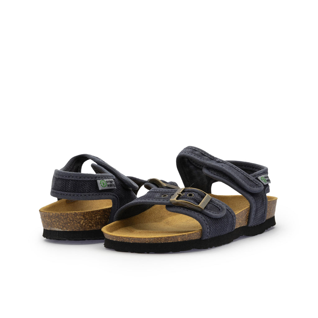 Sandalia plana azul lavado con velcro 7081 Natural World - 7081-130-2.jpg