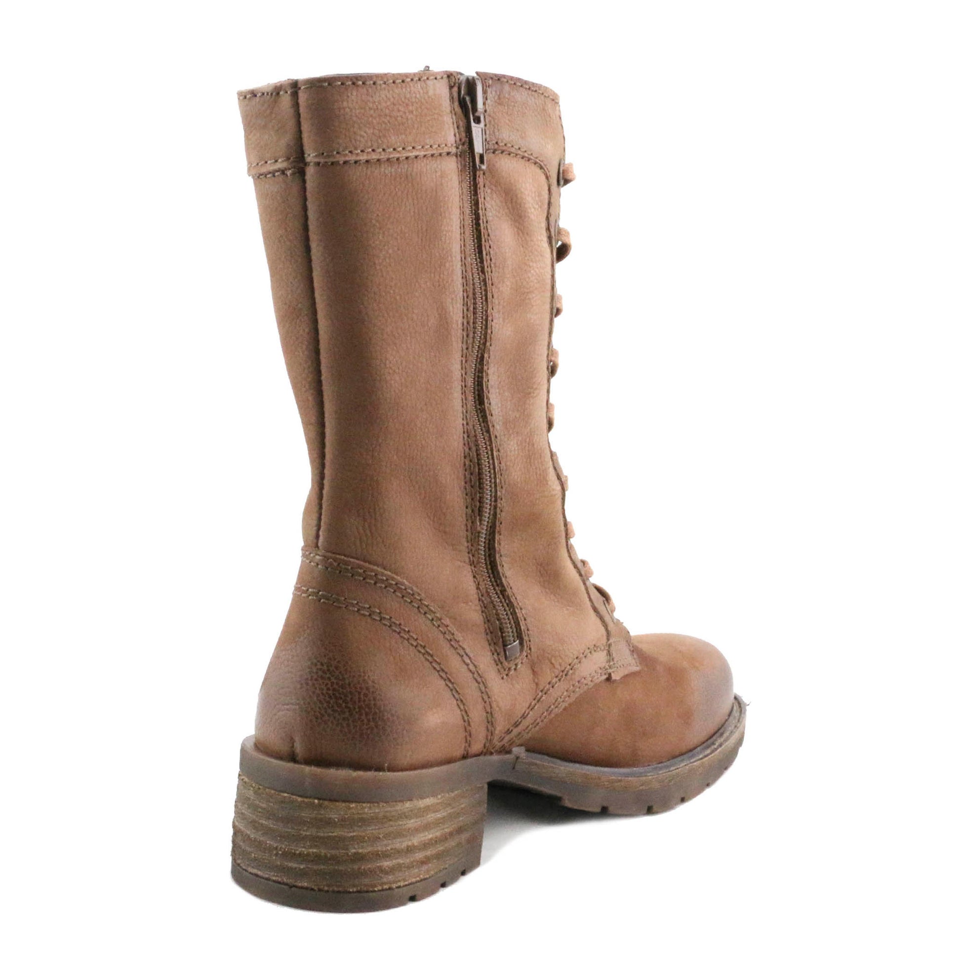 Bota plana marrón claro con cordón 1741 Jeromín - 1741-63-3.jpg