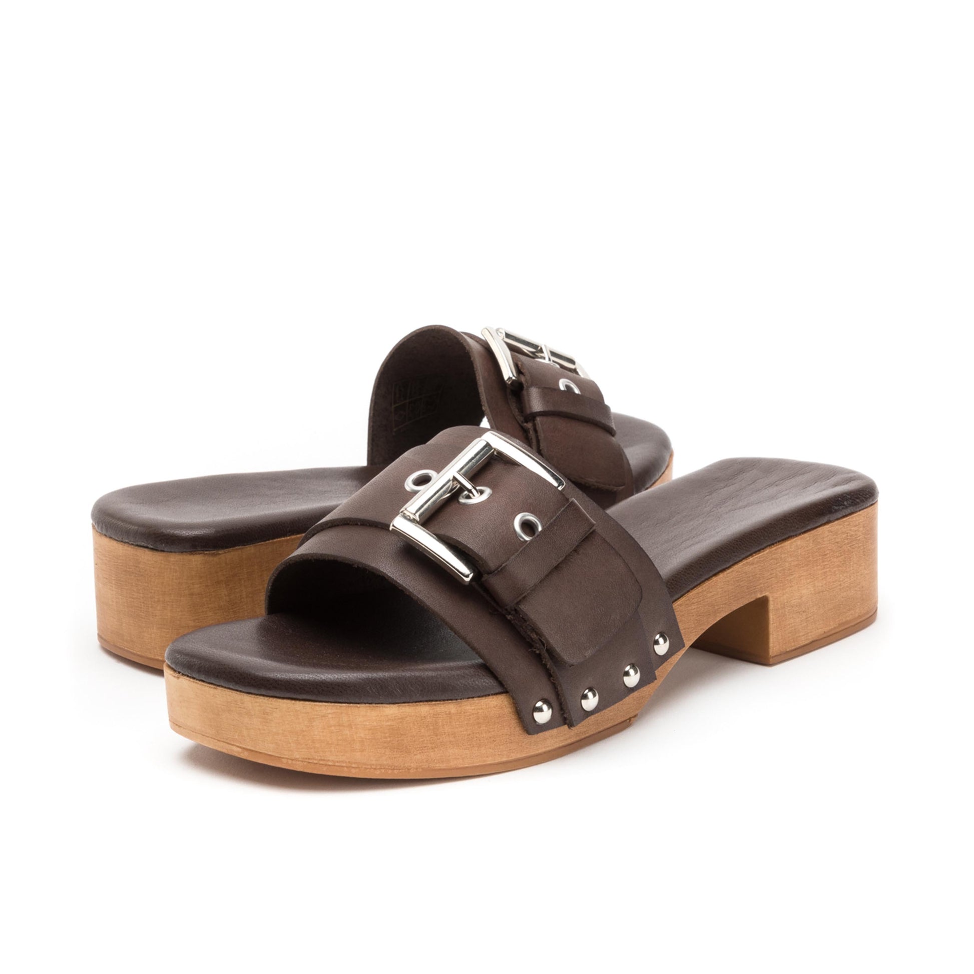 Zueco con tacón marrón con hebilla 7313 de Pepa & Cris - 7313-12-2.jpg