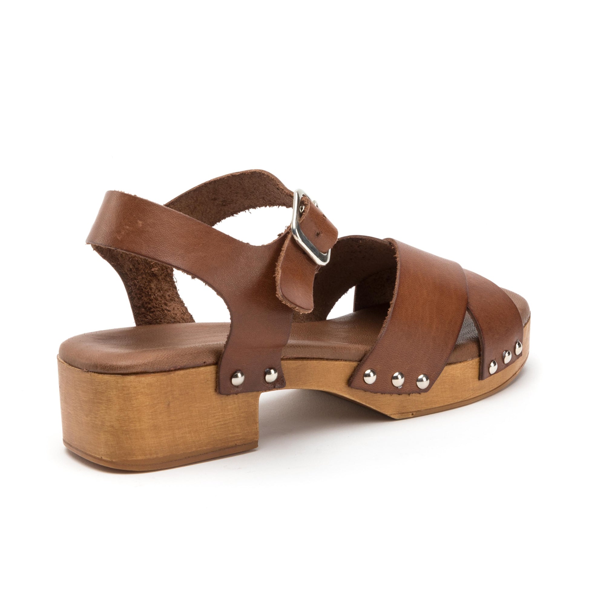 Zueco con tacón cuero con hebilla 7321 de Pepa & Cris - 7321-19-3.jpg