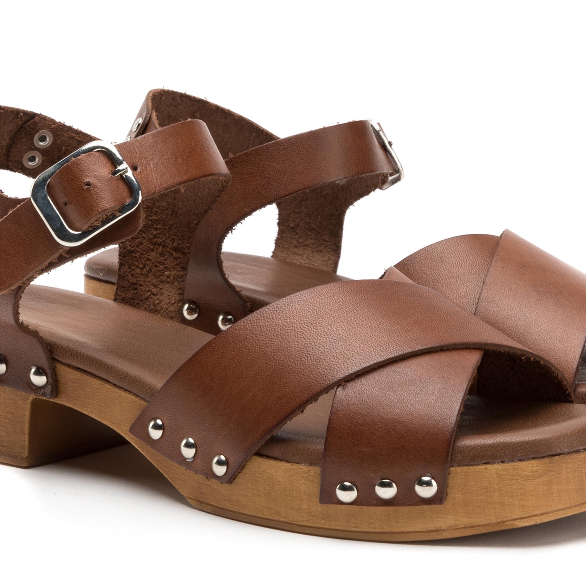 Zueco con tacón cuero con hebilla 7321 de Pepa & Cris - 7321-19-5.jpg