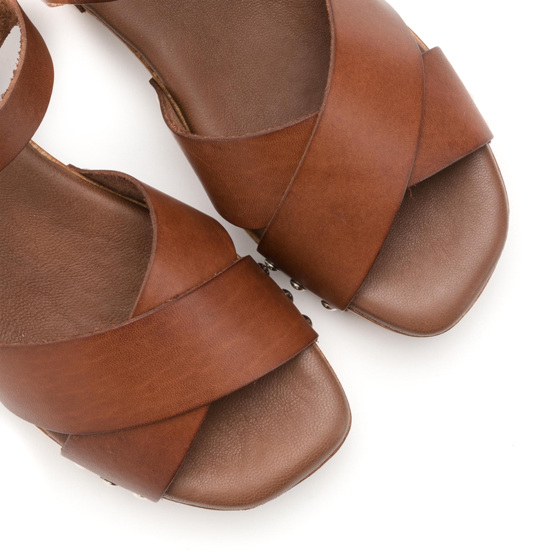 Zueco con tacón cuero con hebilla 7321 de Pepa & Cris - 7321-19-6.jpg