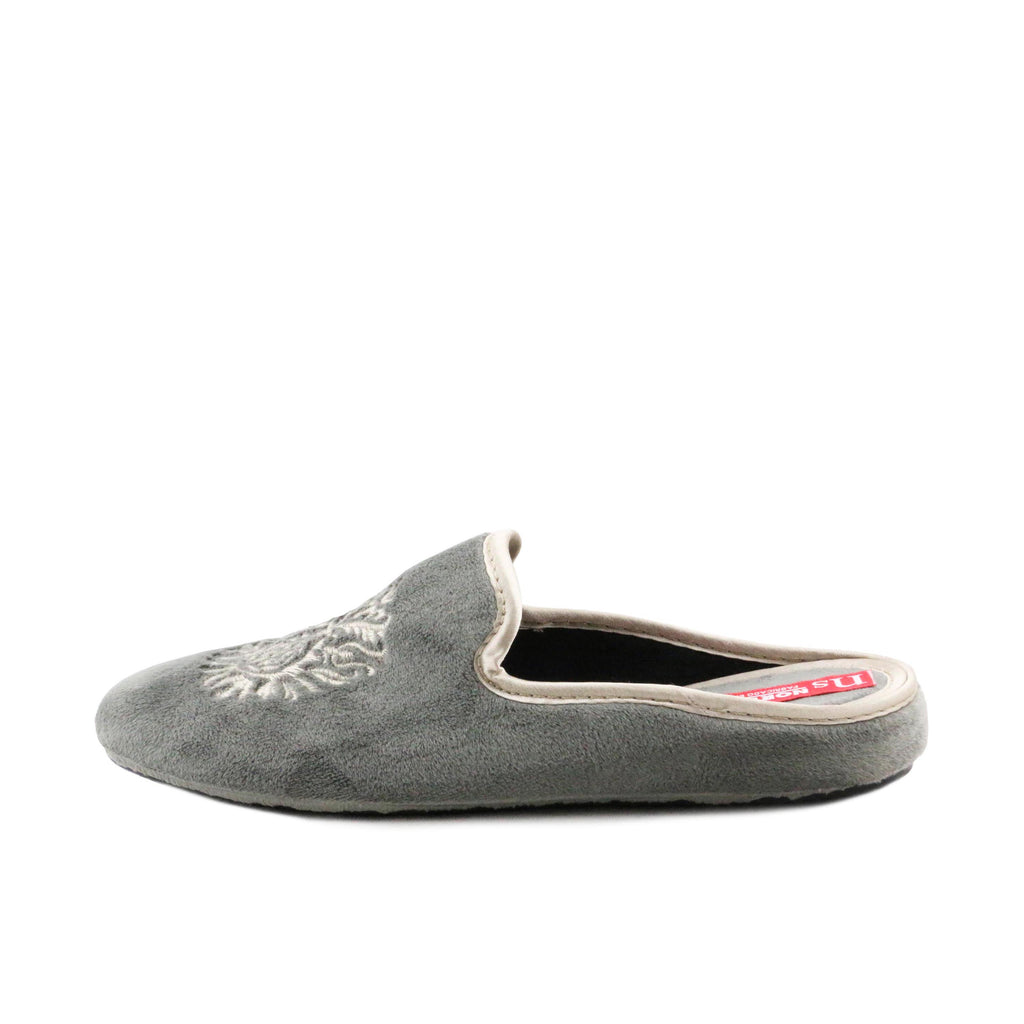 Zapatilla para casa destalonada gris 73525 de Norteñas - 73525-16-1.jpg